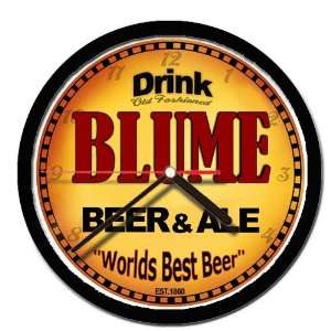  BLUME beer and ale cerveza wall clock 
