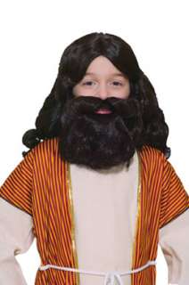Biblical Wig and Beard Set for Child Halloween Costume  