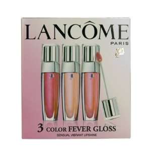  Lancome 3 Color Fever Lip Gloss Set: Beauty