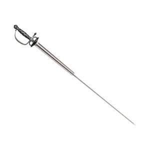 Steel Colichemarde Sword 1055 Carbon Steel Leather Scabbard With Steel 
