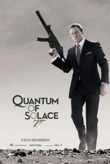 QUANTUM OF SOLACE MOVIE POSTER 2 Sided ADVANCE ORIGINAL 27x40