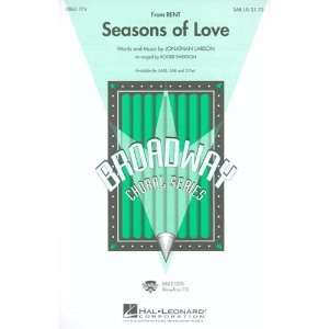  Seasons of Love (from Rent)   SAB Choral Sheet Music 
