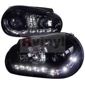  Volkswagen Golf 1999 2000 2001 2002 2003 R8 Style LED Halo 