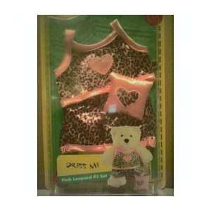  Build A Bear Dress Me Pink Leopard PJ Set Toys & Games