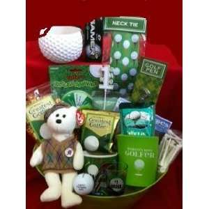  Easter Golf Lovers Tee Off Golfers Gift Basket: Everything 