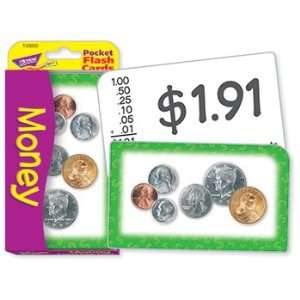  POCKET FLASH CARDS MONEY 56 PK: Office Products