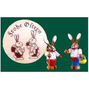    Miniature German Easter Bunny Couple in Box: Everything Else
