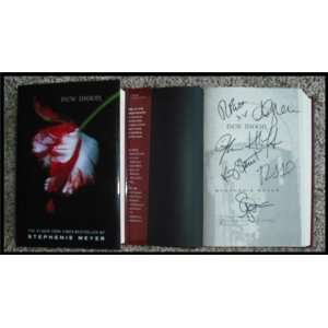 New Moon Cast And Author Autographed/Hand Signed Book  