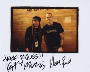Black Flag Punk Legends Keith Morris & Henry Rollins Autographed 