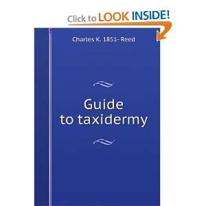 Guide to Taxidermy  
