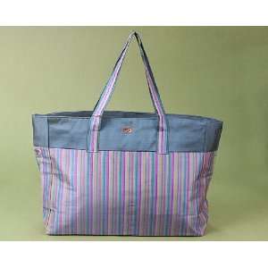   Della Q Agnes Extra Large Knitting Tote Ocean: Arts, Crafts & Sewing