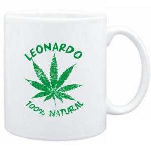  Mug White  Leonardo 100% Natural  Male Names: Sports 