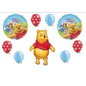   The Pooh Birthday Party Balloons Decorations Supplies 