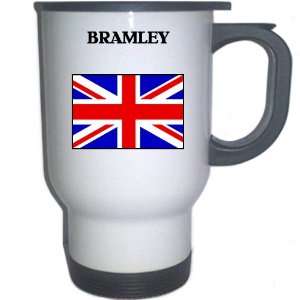  UK/England   BRAMLEY White Stainless Steel Mug 