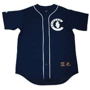  Chicago Cubs 1908 Navy Replica Jersey: Sports & Outdoors