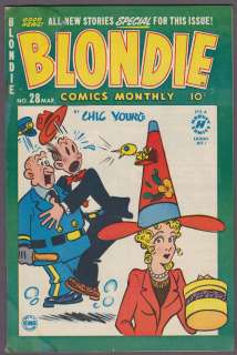 Blondie Comics Monthly #28 by Chic Young Harvey File Copy  