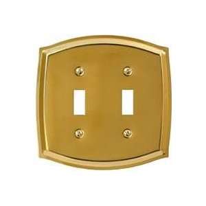   Tack & Hdwe Co 76TTBR Solid Brass Wall Plates Polished Brass: Home