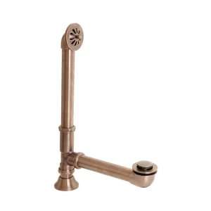   Victorian Leg Tub Drain with Toe Tap T TDRN ORB