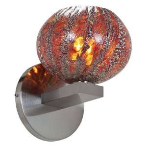  Access Lighting 23670 BS/GRO Safari Wall Sconce, Brushed 