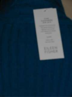   Cashmere Rib Mix Peplum Cardigan Sweater Blue Nile XS $398  