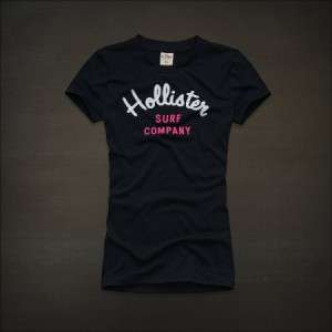   New Womens Hollister By Abercrombie & Fitch Tees T shirt Bluffs Beach
