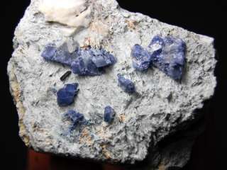 Rare Mineral Benitoite Crystals on Matrix BN106  