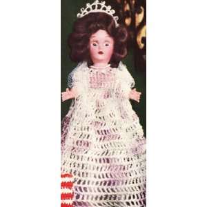 Vintage Crochet PATTERN to make   French EMPRESS JOSEPHINE 7 inch Doll 