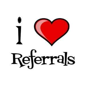  I Love Referrals Stickers Arts, Crafts & Sewing