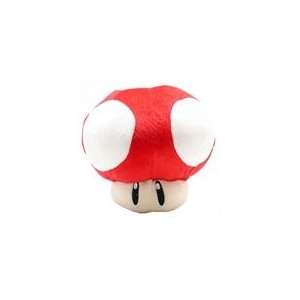  Super Mario Brothers Red Mushroom 12 inch Plush: Toys 