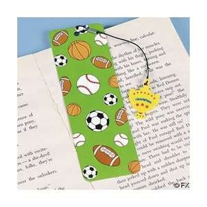  Set of 12 Sports Bookmarks with Trophy Charms: Toys 