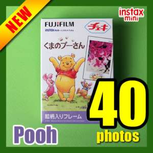 FUJI INSTAX MINI 40 FILMS Pooh for POLAROID 300 Photos  
