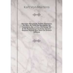   Rapport Mutuel Que Dans Cel (French Edition) Karl Von Martens Books
