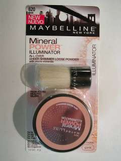 New , Sealed, Maybelline Mineral Power Illuminator in Pink (Color 
