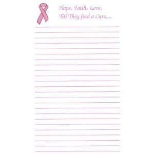  50 Sheets of Breastcancer Pink Ribbon Stationery 
