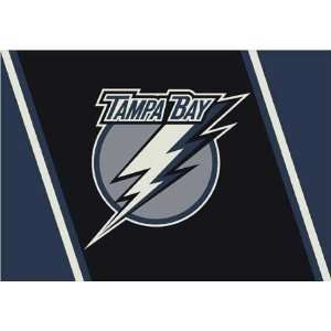  NHL Team Spirit Rug   Tampa Bay Lightning: Sports 