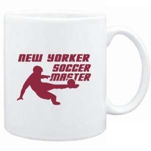   Mug White  New Yorker SOCCER MASTER  Usa States