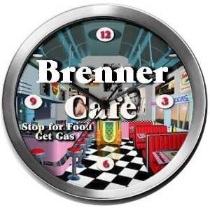  BRENNER 14 Inch Cafe Metal Clock Quartz Movement Kitchen 
