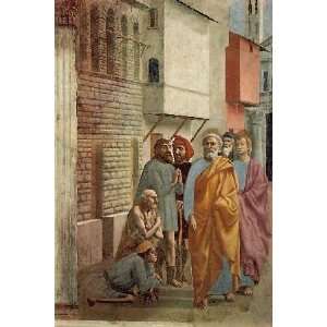   Peter Healing the Sick with his Shadow, By Masaccio