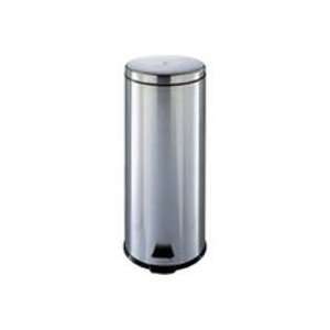   LYP30F3 3L STAINLESS STEEL STEP ON TRASH CAN ROUND: Home & Kitchen