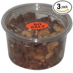 Hickory Harvest No Salt Bridge Nut Mix, 9 Ounce Tubs (Pack of 3)