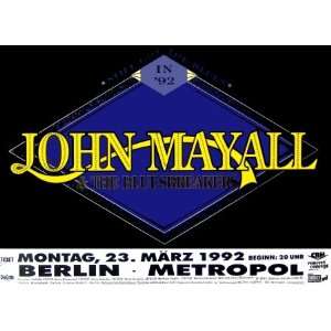  John Mayall   Berlin 1992   33x23 inches   Poster Print 