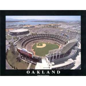  Oakland Athletics McAfee Stadium Poster