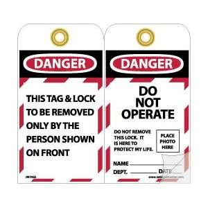   /side 10pk 7.375x4 Lockout Tag  Industrial & Scientific