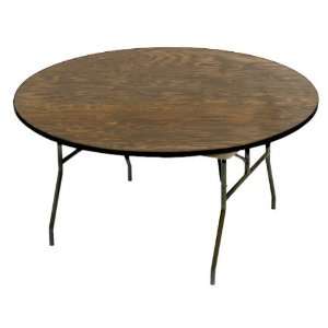  McCourt Manufacturing Round Plywood Folding Table