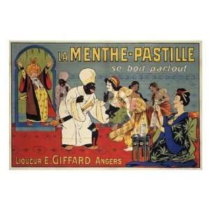 Eugene Oge   La Menthe   Pastille Giclee:  Home & Kitchen