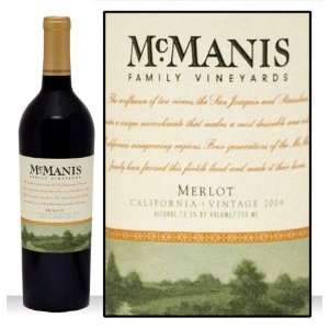  2009 Mcmanis Family Vineyards Merlot 750ml Grocery 
