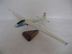 SZD 22 Mucha Glider Sailplane Airplane Wood Model  