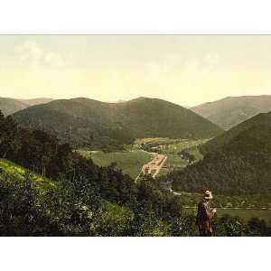   Oderthal and view of Brocken Hartz Germany 24 X 18 