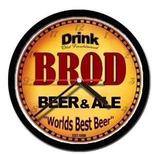  BROD beer and ale cerveza wall clock: Everything Else