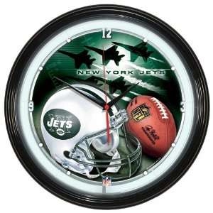  NFL New York Jets Neon Clock